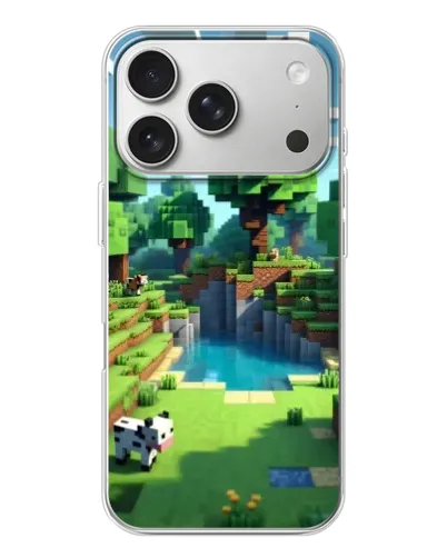 Чехол для iPhone 17 Pro с картинкой «Minecraft летний день» Чехол для iPhone 17 Pro с картинкой «Minecraft летний день»