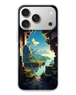 Чехол для iPhone 17 Pro с картинкой «Вид из пещеры»