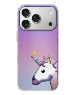Чехол для iPhone 17 Pro с картинкой «Единорог градиент» Чехол для iPhone 17 Pro с картинкой «Единорог градиент»