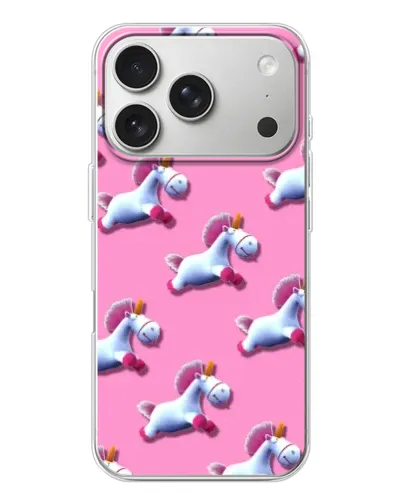 Чехол для iPhone 17 Pro с картинкой «Единороги на розовом» Чехол для iPhone 17 Pro с картинкой «Единороги на розовом»