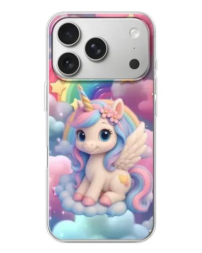 Чехол для iPhone 17 Pro с картинкой «Маленький единорог» Чехол для iPhone 17 Pro с картинкой «Маленький единорог»