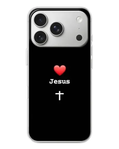 Чохол для iPhone 17 Pro з картинкою «Серце - Jesus» Чохол для iPhone 17 Pro з картинкою «Серце - Jesus»