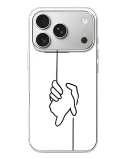 Чохол для iPhone 17 Pro з картинкою «Рука тримає»