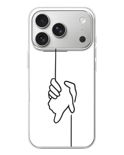 Чохол для iPhone 17 Pro з картинкою «Рука тримає» Чохол для iPhone 17 Pro з картинкою «Рука тримає»