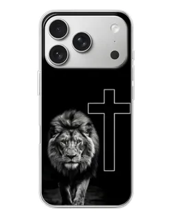 Чохол для iPhone 17 Pro з картинкою «Лев та Хрест»