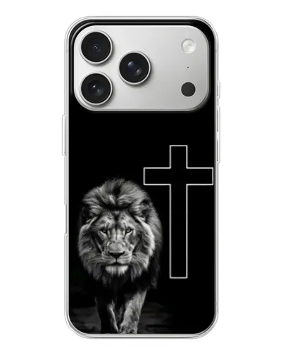 Чохол для iPhone 17 Pro з картинкою «Лев та Хрест» Чохол для iPhone 17 Pro з картинкою «Лев та Хрест»