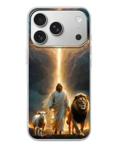 Чохол для iPhone 17 Pro з картинкою «Лев Юди та Світло» Чохол для iPhone 17 Pro з картинкою «Лев Юди та Світло»