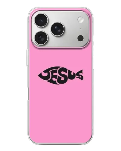 Чохол для iPhone 17 Pro з картинкою «Рожевий символ Jesus» Чохол для iPhone 17 Pro з картинкою «Рожевий символ Jesus»