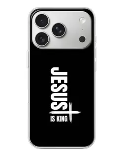Чохол для iPhone 17 Pro з картинкою «Вертикаль віри Jesus»