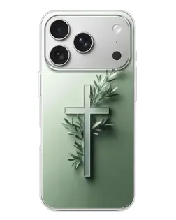 Чехол для iPhone 17 Pro с картинкой «Оливковая ветвь»