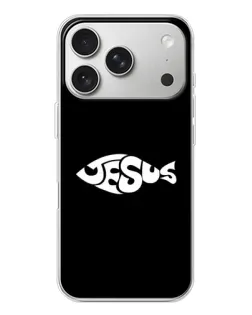 Чехол для iPhone 17 Pro с картинкой «Рыба Jesus»