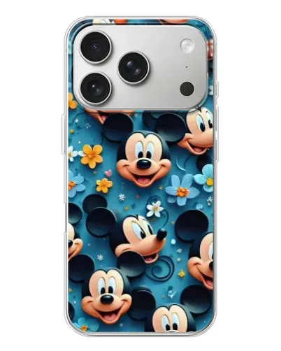 Чехол для iPhone 17 Pro с картинкой «Паттерн Микки и Минни» Чехол для iPhone 17 Pro с картинкой «Паттерн Микки и Минни»