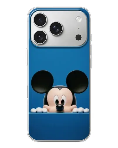 Чехол для iPhone 17 Pro с картинкой «Микки выглядывает» Чехол для iPhone 17 Pro с картинкой «Микки выглядывает»