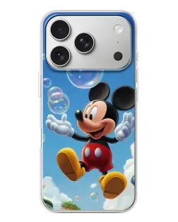 Чехол для iPhone 17 Pro с картинкой «Mickey и мыльные пузыри» Чехол для iPhone 17 Pro с картинкой «Mickey и мыльные пузыри»
