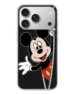 Чехол для iPhone 17 Pro с картинкой «Микки раздвигает стены»