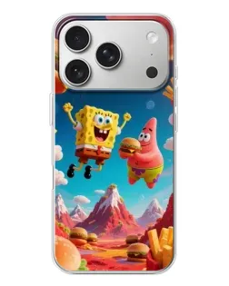 Чехол для iPhone 17 Pro с картинкой «Космический фастфуд» Чехол для iPhone 17 Pro с картинкой «Космический фастфуд»