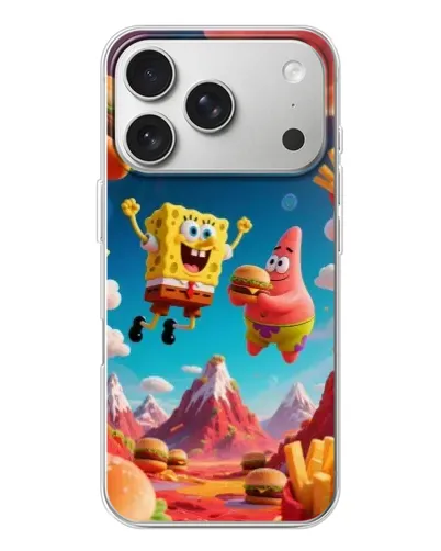 Чехол для iPhone 17 Pro с картинкой «Космический фастфуд» Чехол для iPhone 17 Pro с картинкой «Космический фастфуд»