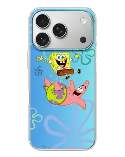 Чехол для iPhone 17 Pro с картинкой «Спанч Боб и Патрик» Чехол для iPhone 17 Pro с картинкой «Спанч Боб и Патрик»