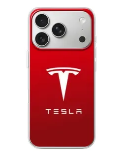 Чохол для iPhone 17 Pro з картинкою «Tesla Red Classic»