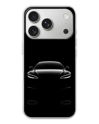 Чехол для iPhone 17 Pro с картинкой «Силуэт Tesla Night» Чехол для iPhone 17 Pro с картинкой «Силуэт Tesla Night»