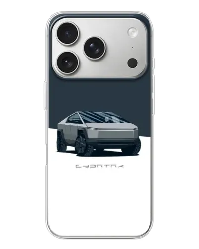 Чехол для iPhone 17 Pro с картинкой «Серебристый Cybertruck Tesla» Чехол для iPhone 17 Pro с картинкой «Серебристый Cybertruck Tesla»