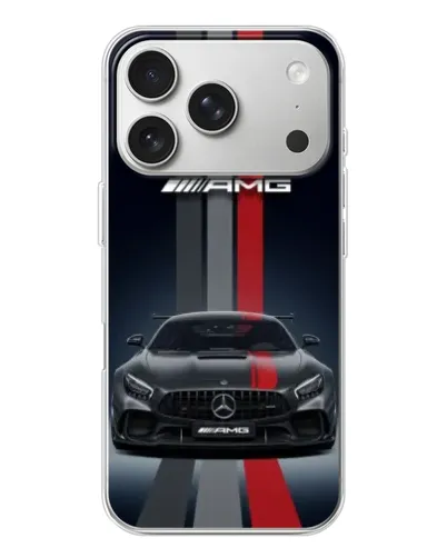 Чехол для iPhone 17 Pro с картинкой «Mercedes — белый карбон» Чехол для iPhone 17 Pro с картинкой «Mercedes — белый карбон»