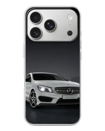 Чехол для iPhone 17 Pro с картинкой «Mercedes AMG GT Silver» Чехол для iPhone 17 Pro с картинкой «Mercedes AMG GT Silver»