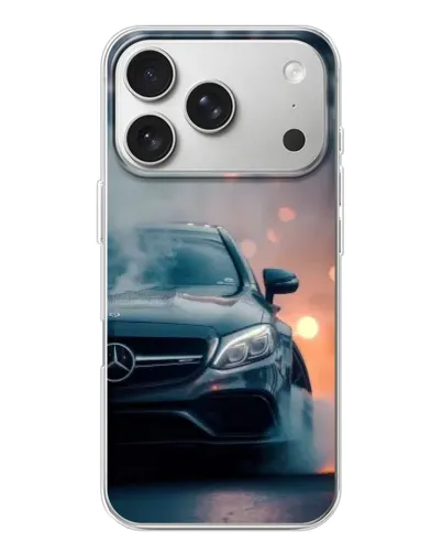 Чехол для iPhone 17 Pro с картинкой «Mercedes — ночной город» Чехол для iPhone 17 Pro с картинкой «Mercedes — ночной город»
