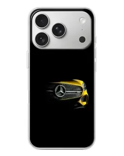 Чехол для iPhone 17 Pro с картинкой «Mercedes — ретро стиль»