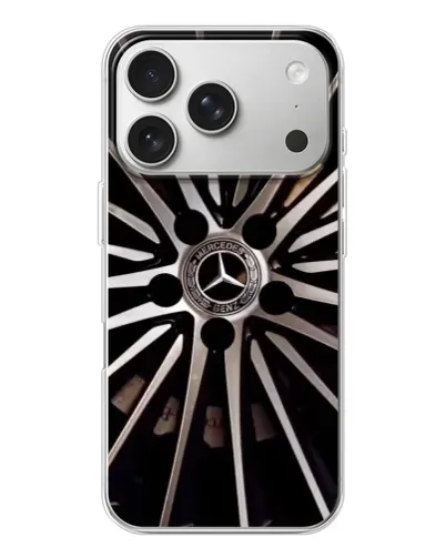 Чехол для iPhone 17 Pro с картинкой «Диск Mercedes»