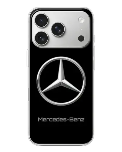 Чехол для iPhone 17 Pro с картинкой «Mercedes Silver Logo» Чехол для iPhone 17 Pro с картинкой «Mercedes Silver Logo»