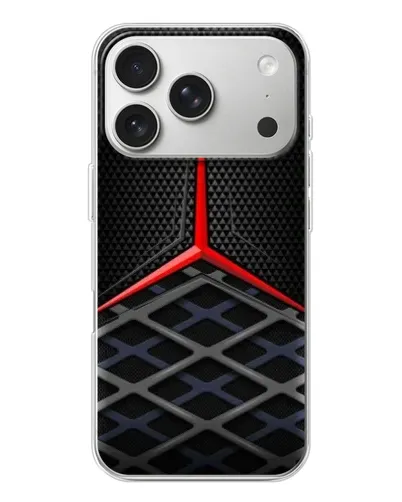 Чехол для iPhone 17 Pro с картинкой «Mercedes Carbon Grid» Чехол для iPhone 17 Pro с картинкой «Mercedes Carbon Grid»
