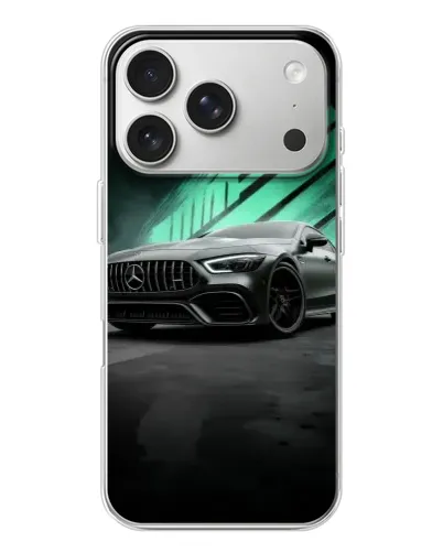Чехол для iPhone 17 Pro с картинкой «Темный Mercedes AMG» Чехол для iPhone 17 Pro с картинкой «Темный Mercedes AMG»