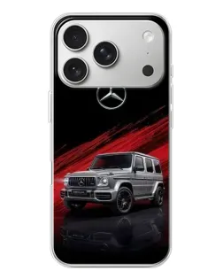 Чехол для iPhone 17 Pro с картинкой «Mercedes G-Class красный»