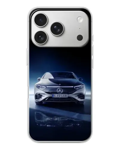 Чехол для iPhone 17 Pro с картинкой «Ночной Mercedes EQ» Чехол для iPhone 17 Pro с картинкой «Ночной Mercedes EQ»