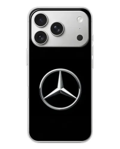 Чехол для iPhone 17 Pro с картинкой «Mercedes классический лого» Чехол для iPhone 17 Pro с картинкой «Mercedes классический лого»