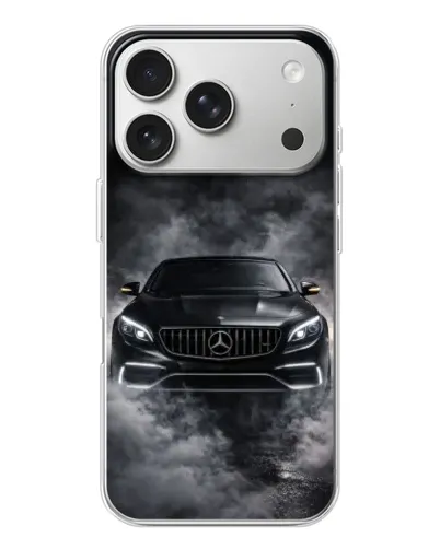 Чехол для iPhone 17 Pro с картинкой «Mercedes в дыму» Чехол для iPhone 17 Pro с картинкой «Mercedes в дыму»