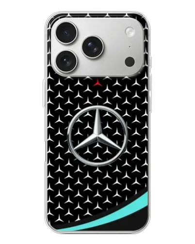 Чехол для iPhone 17 Pro с картинкой «Mercedes — бирюзовый акцент» Чехол для iPhone 17 Pro с картинкой «Mercedes — бирюзовый акцент»