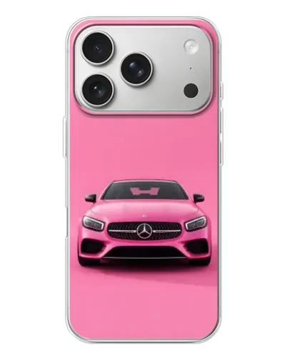 Чехол для iPhone 17 Pro с картинкой «Розовый Mercedes AMG» Чехол для iPhone 17 Pro с картинкой «Розовый Mercedes AMG»