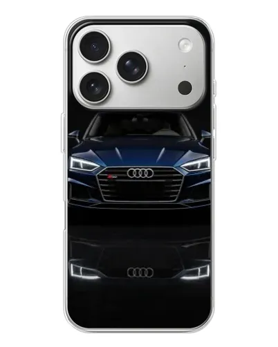 Чехол для iPhone 17 Pro с картинкой «Audi — ночное отражение» Чехол для iPhone 17 Pro с картинкой «Audi — ночное отражение»