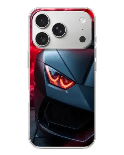 Чехол для iPhone 17 Pro с картинкой «Lamborghini красное сияние» Чехол для iPhone 17 Pro с картинкой «Lamborghini красное сияние»