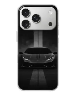Чехол для iPhone 17 Pro с картинкой «Lamborghini симметрия дорог»