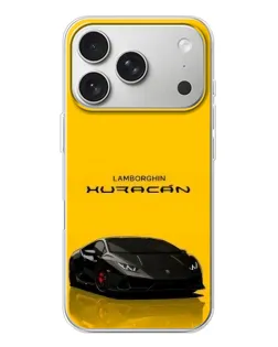 Чехол для iPhone 17 Pro с картинкой «Lamborghini Huracan черный»