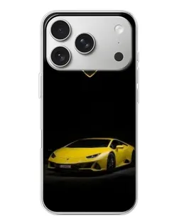 Чехол для iPhone 17 Pro с картинкой «Lamborghini желтый акцент»