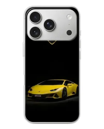 Чехол для iPhone 17 Pro с картинкой «Lamborghini желтый акцент» Чехол для iPhone 17 Pro с картинкой «Lamborghini желтый акцент»