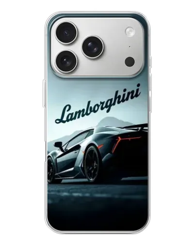 Чехол для iPhone 17 Pro с картинкой «Классическая надпись Lamborghini» Чехол для iPhone 17 Pro с картинкой «Классическая надпись Lamborghini»