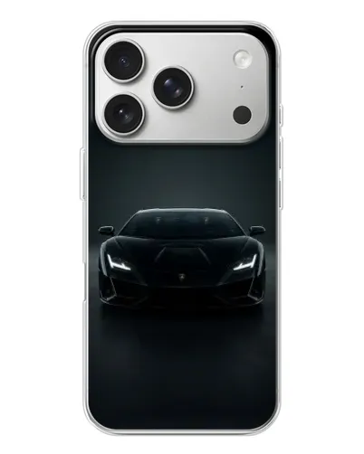 Чехол для iPhone 17 Pro с картинкой «Черный Lamborghini Aventador» Чехол для iPhone 17 Pro с картинкой «Черный Lamborghini Aventador»