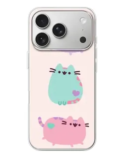 Чехол для iPhone 17 Pro с картинкой «Pusheen трио» Чехол для iPhone 17 Pro с картинкой «Pusheen трио»