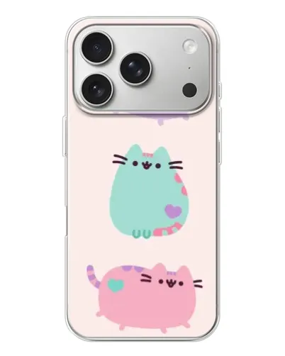 Чехол для iPhone 17 Pro с картинкой «Pusheen трио» Чехол для iPhone 17 Pro с картинкой «Pusheen трио»
