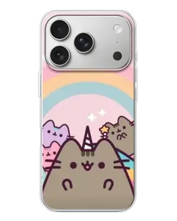 Чехол для iPhone 17 Pro с картинкой «Единорог Pusheen» Чехол для iPhone 17 Pro с картинкой «Единорог Pusheen»